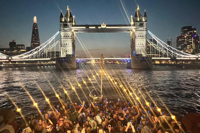 Silent Disco London Thames Boat Party - Three DJs and the silent disco setup