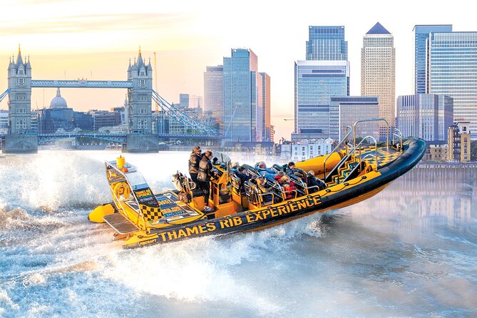 Speedboat 'Tower RIB Blast' from Tower Millennium Pier - 20 minutes - Why this short Thames ride works