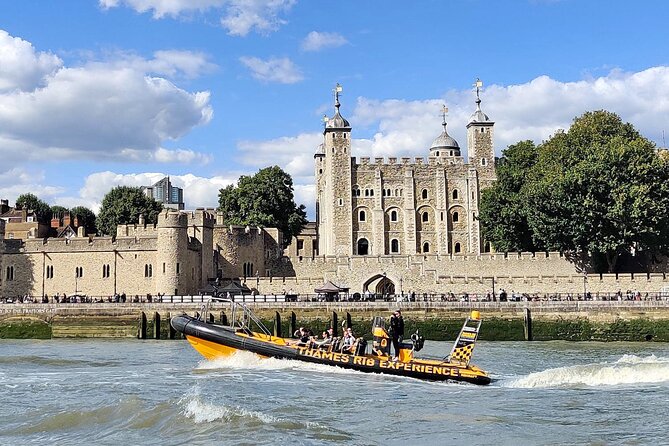 Speedboat 'Ultimate Tower Blast' from Tower Millennium Pier - 40 minutes - Tower of London, HMS Belfast, and Tower Bridge