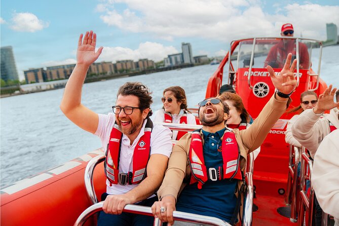 Thames High-Speed Zone Speedboat in London - Leaving central London in a 12-seat RIB