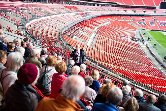 Tour of Wembley Stadium in London - Pitch side views and the scale of the stadium