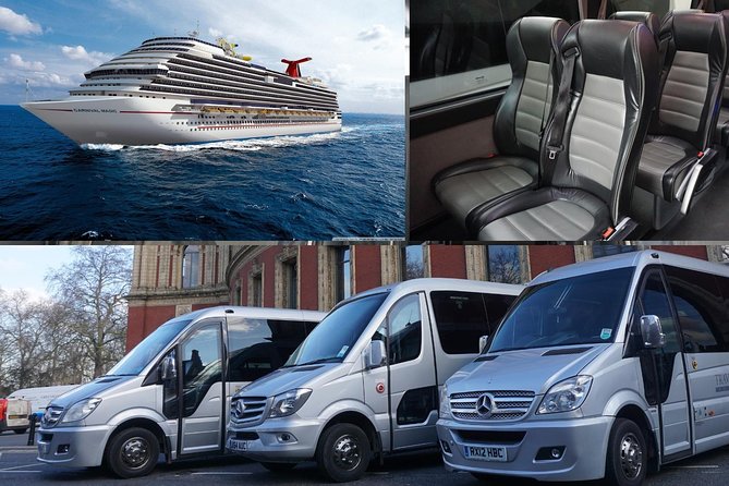 Transfer to the Cruise ports from your London accommodation - Southampton, Dover, Harwich, or Tilbury