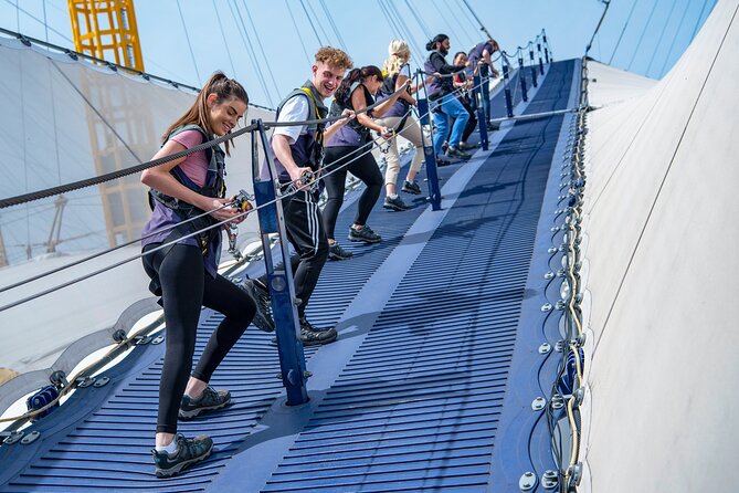 Up at The O2: Daytime Climb with Guided Tour with Panoramic Views - From North Greenwich Station to the Basecamp