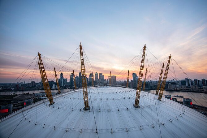 Up at The O2: Sunset Climb with Guided Tour with Panoramic Views - What the 90-minute itinerary feels like