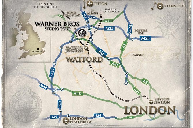 Warner Bros. Studio Tour with Transportation from London - Leaving London by double-decker bus